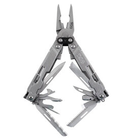 SOG PowerAccess Multi-Tool - 18 Tools, Stone Wash Finish, Clam (SOG-PA1001-CP)