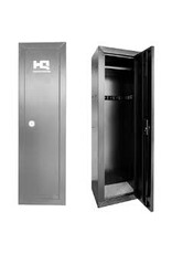 HQ Outfitters 10 Gun Cabinet - Key Lock, 53"x15.5"x14", Matte Gray (HQ-GC10-GY)