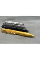 Tundra Supply Tactical Pen, Silver - Black Ink, Medium Point (TUN-TACPEN-BLK-SILVER)