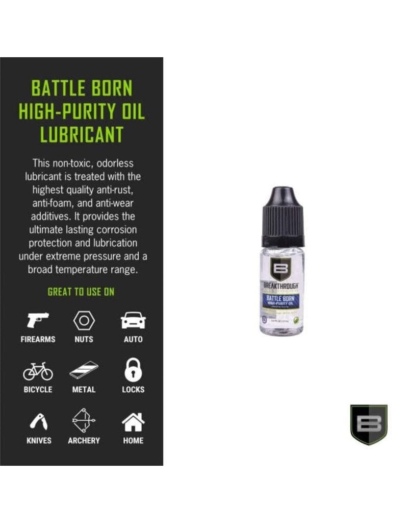 Breakthrough Clean Battle Born - High Purity Oil, 12ml Bottle (BTO-12ML)