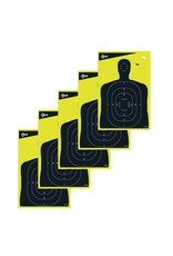 Allen EZ Aim - Non -Adhesive Silhouette Target, Reactive, 12"x18", Pack of 5 (15330)