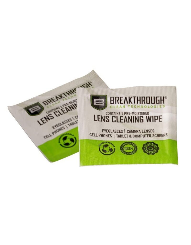 Breakthrough Clean Lens Wipes - Multipurpose, Singles (BT-LW-200)