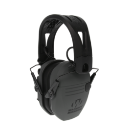 Walkers Razor Tacti-Grip - Shooter Folding Muffs, 23DB Noise Cancelling, Battleship Grey (GWP-RSEQM-BT)