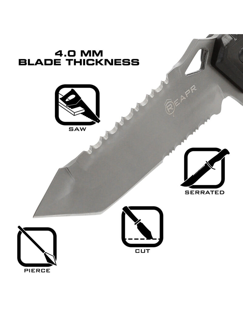 REAPR Javelin - Fixed Blade Knife, 5"Blade, Nylon Sheath ( 11011)