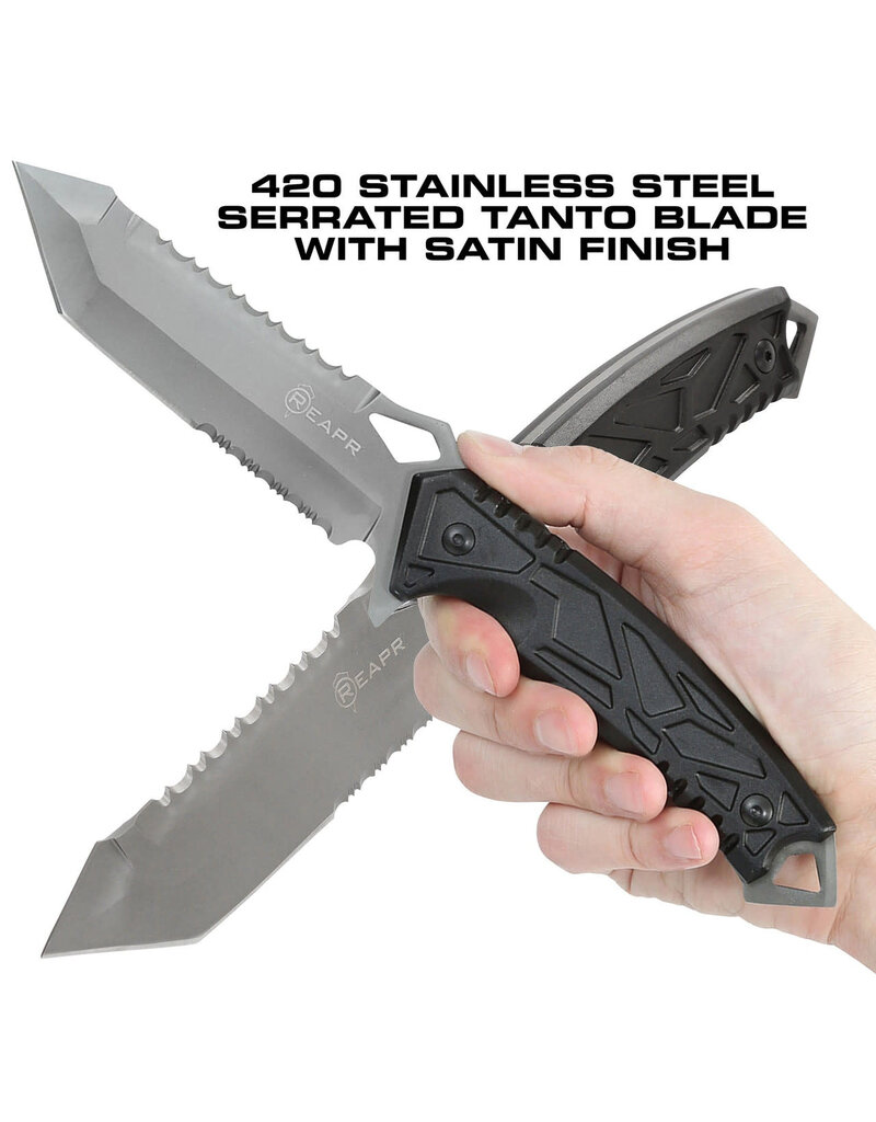 REAPR Javelin - Fixed Blade Knife, 5"Blade, Nylon Sheath ( 11011)