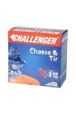 Challenger Shotgun Ammunition - 12ga, 2-3/4", No. 4, 1-1/8oz, Box of 25 (10014)