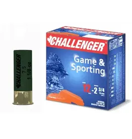 Challenger Sporting Shotgun - 12ga, 2-3/4", No. 7.5, 1-1/8oz, Box of 25 (10017)