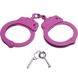 CampCo UZI - Handcuff Chain, 20 Position, 2 Keys, Pink (UZI-HC-C-PINK)