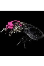 CampCo UZI - Handcuff Chain, 20 Position, 2 Keys, Pink (UZI-HC-C-PINK)