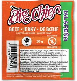 Big Chief Jerky - Jalepeno, Pouch, 30g (303)