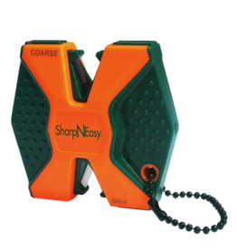 AccuSharp SharpNEasy - 2-Step Knife Sharpener, Blaze Orange (335CD)