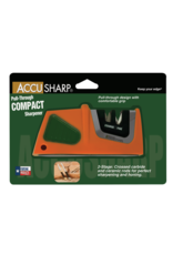 AccuSharp Compact - Pull Through Sharpener, Orange/Green (081C)