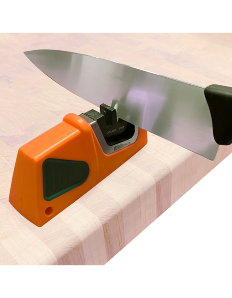 AccuSharp Compact - Pull Through Sharpener, Orange/Green (081C)