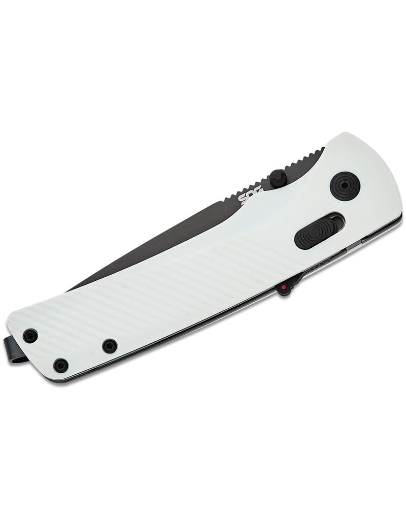 SOG Flash AT - 3.45", D2 Tool Steel, Drop Point, Glass Reinforced Nylon Handle, Concrete (11-18-10-41)