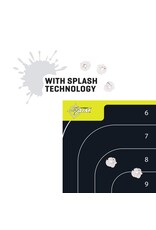 Allen Ez Aim Splash - Paper Target, IPSC Silhouette Trainer, 12.5"x18.25, Pack of 8 (15372)