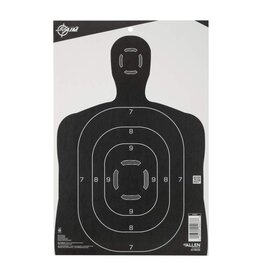 Allen Ez Aim - Paper Target, Silhouette, 12"x18", Pack of 25 (15447)