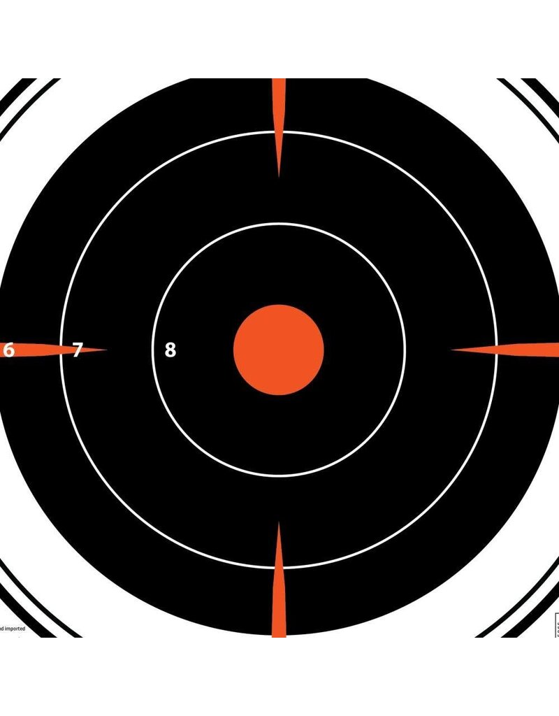 Allen Ez Aim - Paper Targets, Bullseye, 8", Pack of 26 (15246)