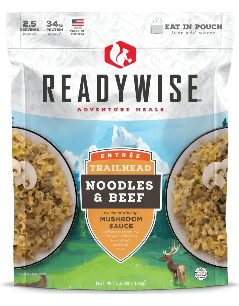 ReadyWise Adventure Meals - Trailhead Noodles With Beef, 170g (80-104)