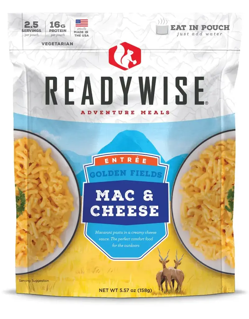 ReadyWise Adventure Meals - Golden Fields Mac & Cheese, 170g (80-112)