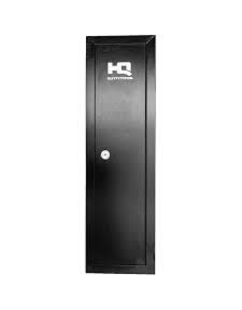 HQ Outfitters Steel Gun Cabinet - 10 Gun Capacity, 53"x15.5"x14", Keyed Lock (HQ-GC10)