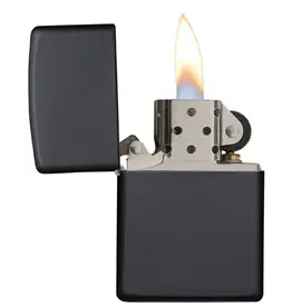 Zippo Butane Lighter - Windproof, Black Matte (218-082978)