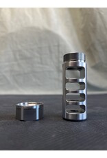 EM Precision Rifles Self Timing Muzzle Break - 6.5mm and Under, Stainless (EM-65S)