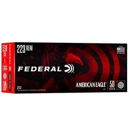 Federal American Eagle - 223 Rem, 50gr, JHP, Box of 20 (AE223G)