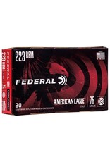 Federal American Eagle - 223 Rem, 75gr, TMJ, Box of 20 (AE223T75)