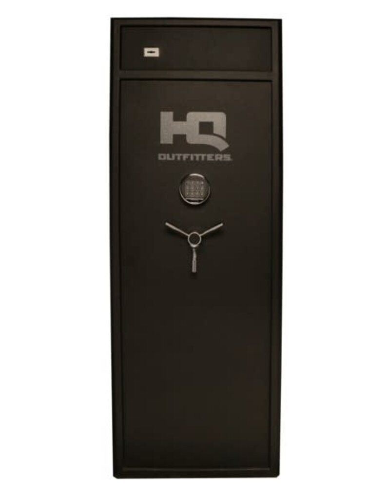 HQ Outfitters Gun Safe - 16 Gun, Top Compartment, Electronic Keypad, 59"x22"x22", Black (HQ-SAM-16) (IN-STORE PICKUP ONLY)