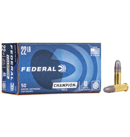Federal Champion Training - 22LR, 40gr, Solid, Box of 50 (510) — Tundra Supply