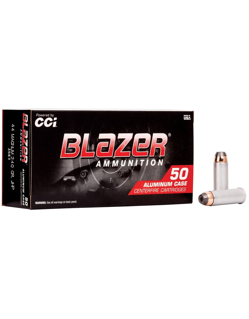 CCI Blazer Aluminum - 44 Mag, 240gr, JHP, Box of 50 (3564)