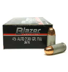 CCI Blazer Aluminum - 45 ACP, 240gr, FMJ, Case of 1000 (3570C) — Tundra Supply