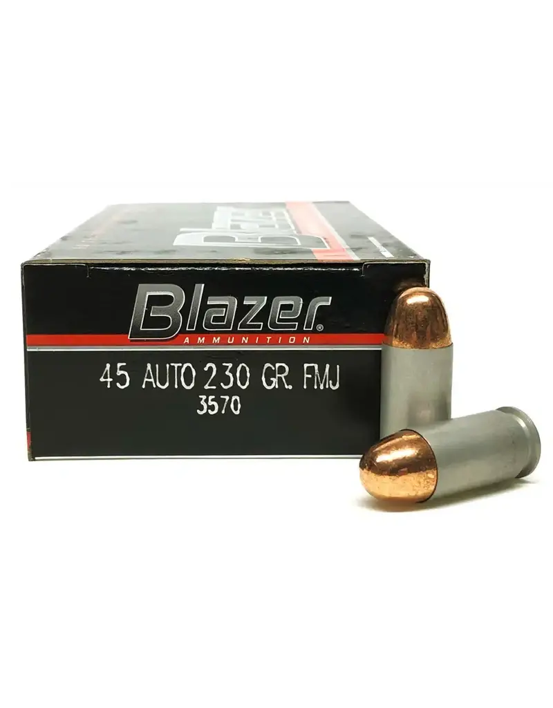 CCI Blazer Aluminum - 45 ACP, 240gr, FMJ, Case of 1000 (3570C)