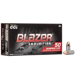 CCI Blazer Aluminum - 9mm Luger, 115gr, FMJ, Case of 1000 (3509C) — Tundra Supply