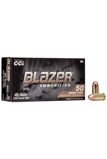 CCI Blazer Brass - .45 ACP, 230gr, FMJ, Box of 50 (5230)