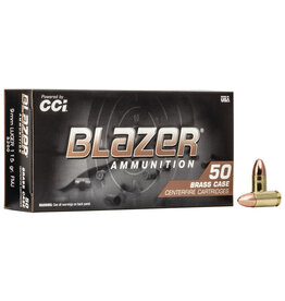 CCI Blazer Brass - 9mm Luger, 115gr, FMJ, Box of 50 (5200) — Tundra Supply