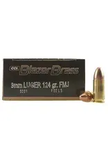 CCI Blazer Brass - 9mm Luger, 124gr, FMJ, Box of 50 (5201)