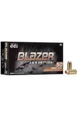 CCI Blazer Brass - 40 S&W, 180gr, FMJ, Box of 50 (5220)