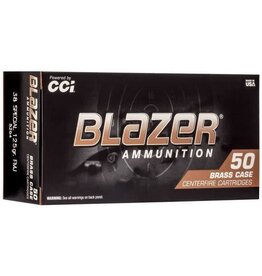 CCI Blazer Brass - 38 Spl, 125gr, FMJ-RN, Box of 50 (5204) — Tundra Supply