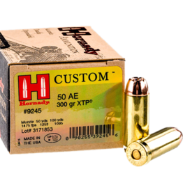 Hornady Custom - 50 AE, 300gr, XTP, Box of 20 (9245)