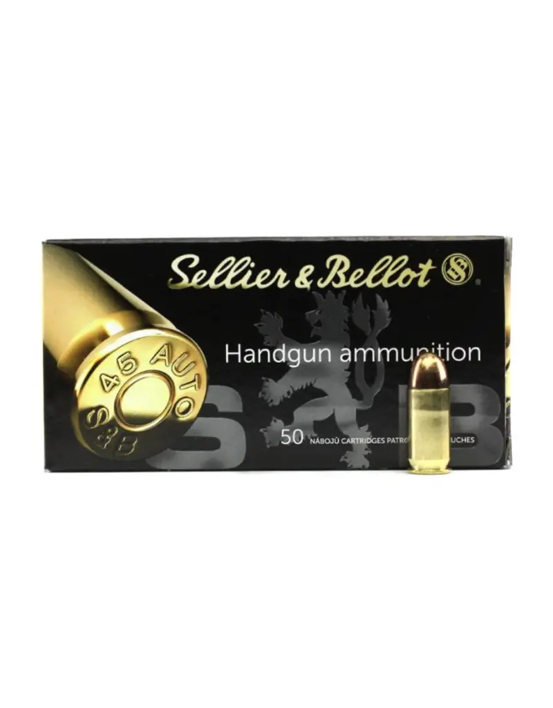 Sellier & Bellot - 45 ACP, 230gr, FMJ, Box of 50 (311250)