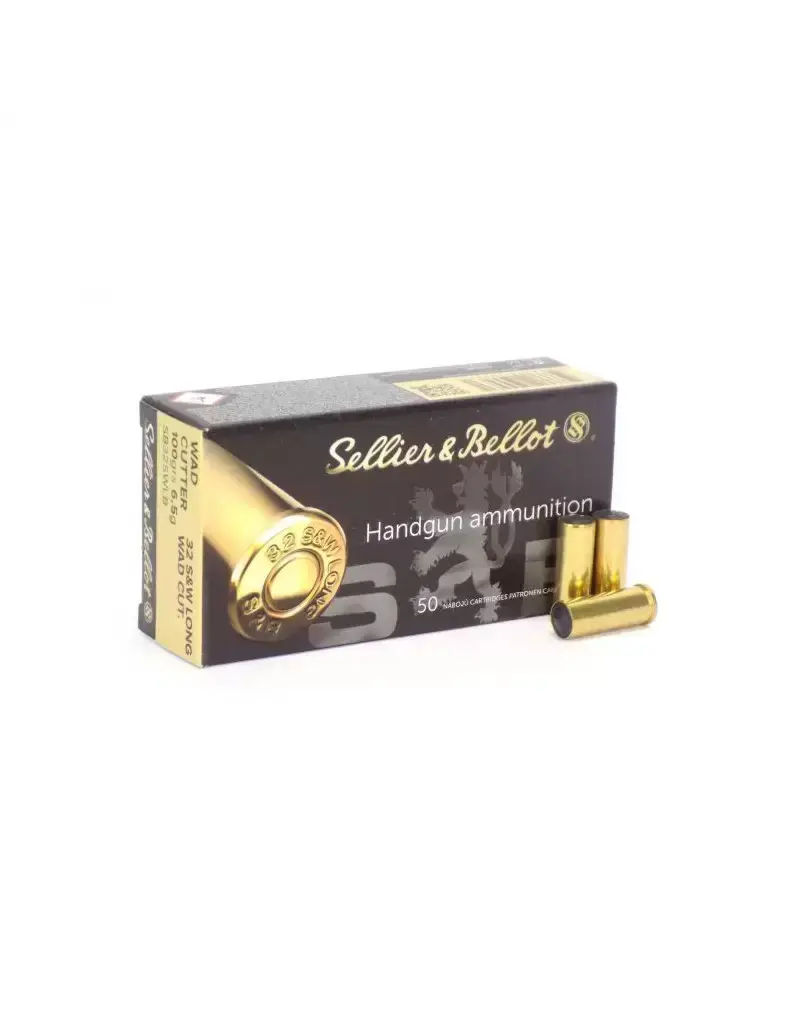 Sellier & Bellot - 32 S&W, 100gr, WCPB, Box of 50 (310302)
