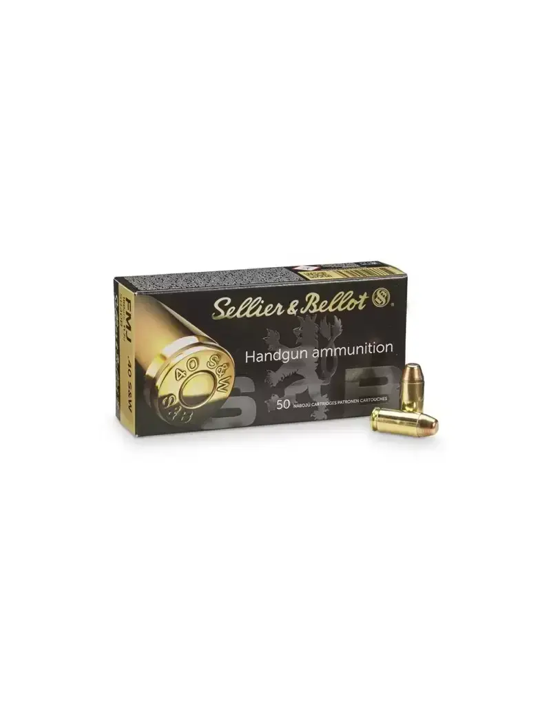 Sellier & Bellot - 40 S&W, 180gr, FMJ, Box of 50 (311200)