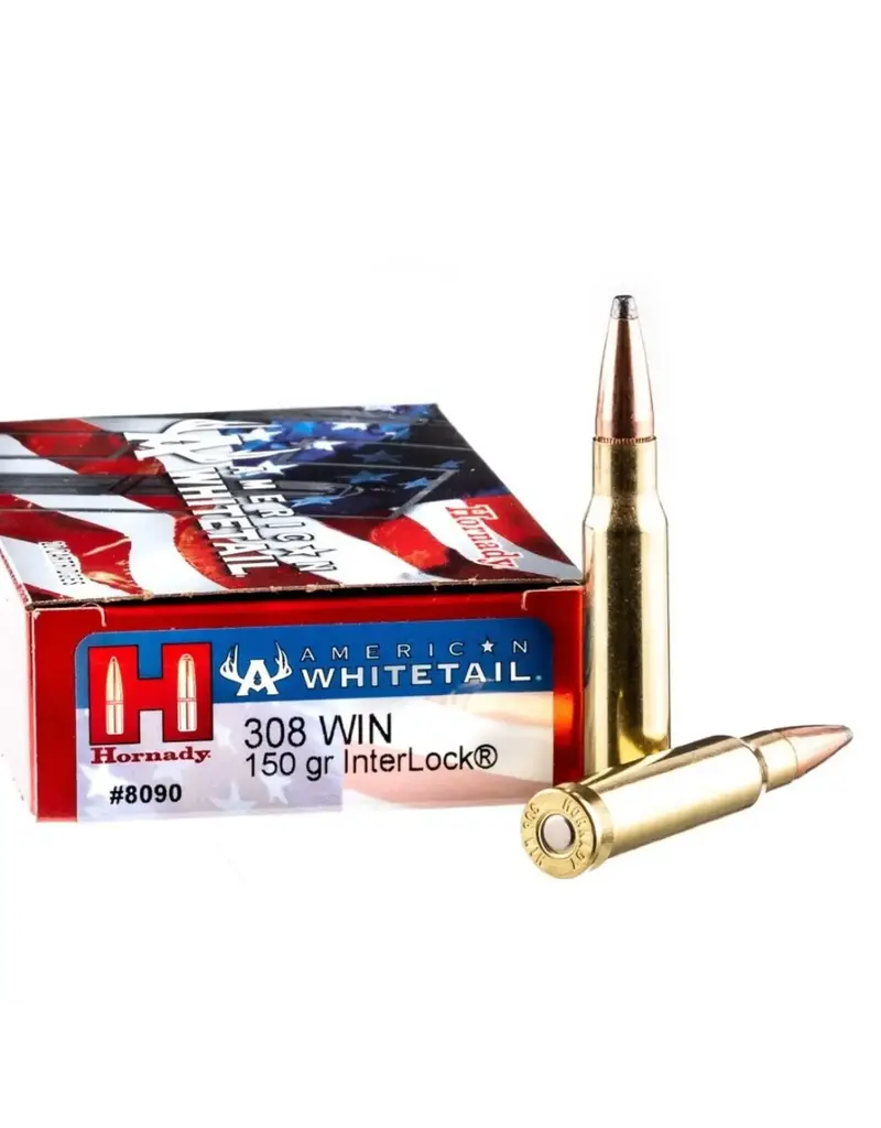 Hornady American White Tail - 308 Win, 150gr, SP, Box of 20 (8090)