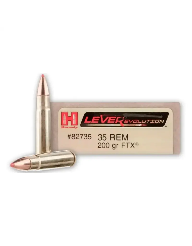 Hornady LEVERevolution - 35 Rem, 200gr, FTX, Box of 20 (82735)