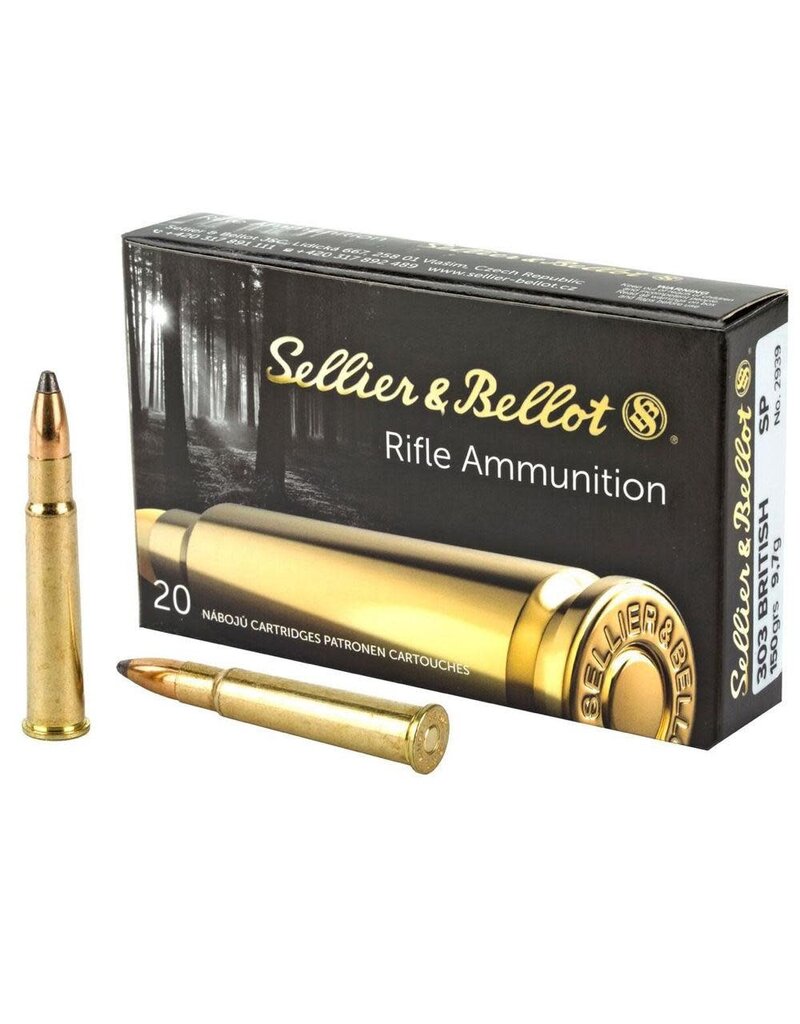 Sellier & Bellot - 303 BRT, 180gr, SP, Box of 20 (V331332)
