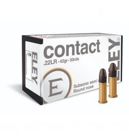 ELEY Contact Subsonic - 22LR, 42gr, RN, Box of 50 (E02300) — Tundra Supply