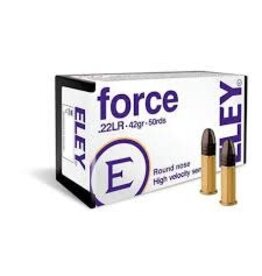 ELEY Force - 22LR, 42gr, RN, Box of 50 (E02400) — Tundra Supply