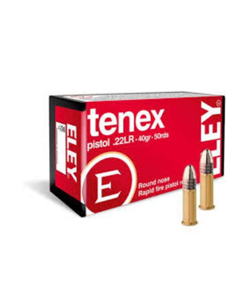 ELEY Tenex Pistol - 22LR, 40gr, RN, Box of 50 (E00120)