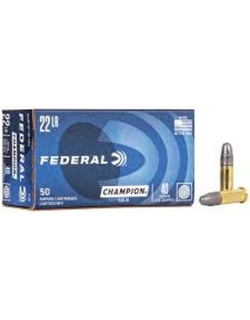 Federal Champion Training - 22LR, 40gr, Solid, Case of 500 (510C)